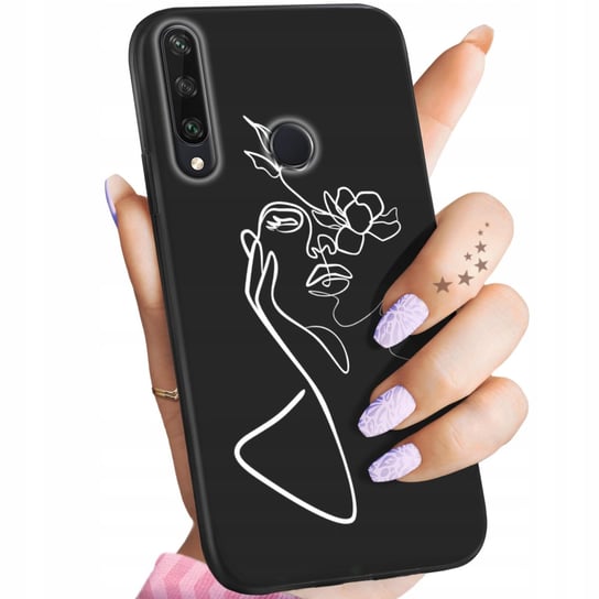 Etui Matowe Do Huawei Y6P Wzory Line Art Kreska Linia Obudowa Pokrowiec Huawei