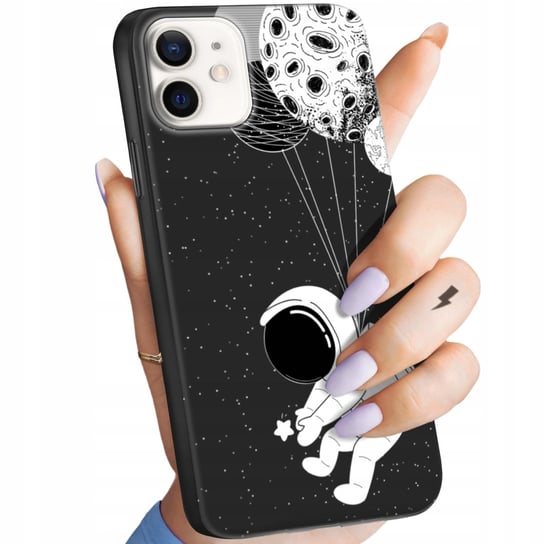 ETUI MATOWE DO IPHONE 12 MINI WZORY KOSMOS KSIĘŻYC GWIAZDY OBUDOWA CASE Apple