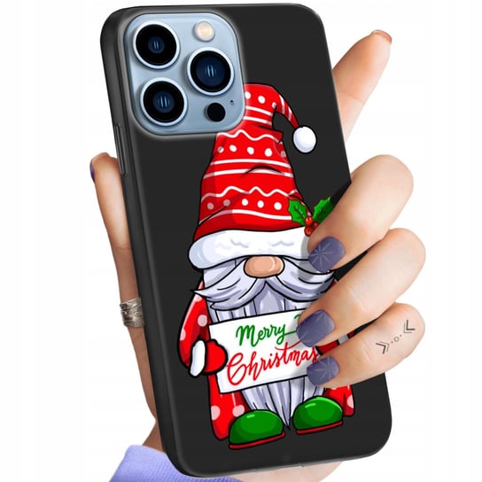 Etui Matowe Do Iphone 13 Pro Wzory Mikołaj Święta Renifer Obudowa Pokrowiec Apple