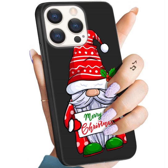 Etui Matowe Do Iphone 15 Pro Wzory Mikołaj Święta Renifer Obudowa Pokrowiec Apple
