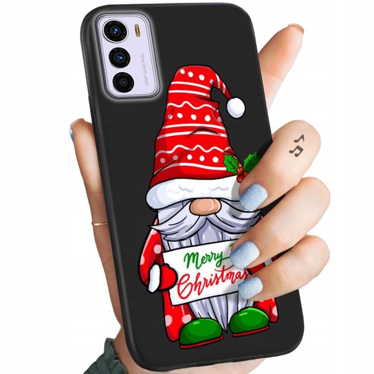 Etui Matowe Do Motorola Moto G42 Wzory Mikołaj Święta Renifer Obudowa Case Motorola