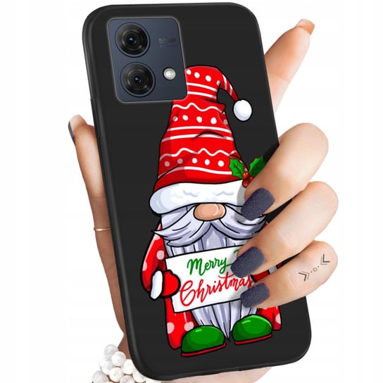 Etui Matowe Do Motorola Moto G84 Wzory Mikołaj Święta Renifer Obudowa Case Motorola