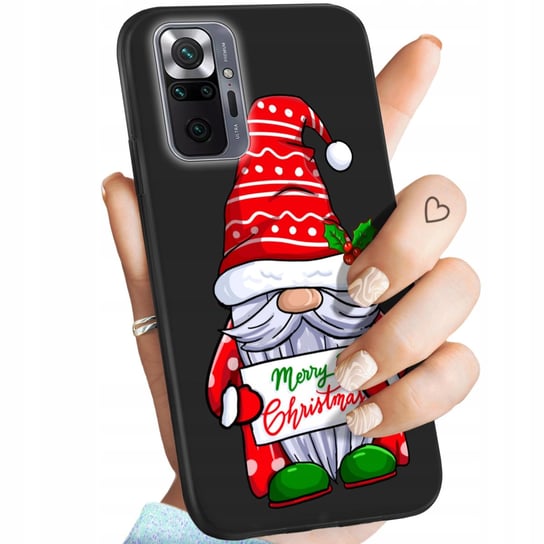 Etui Matowe Do Redmi Note 10 Pro / 10 Pro Max Wzory Mikołaj Święta Renifer Xiaomi