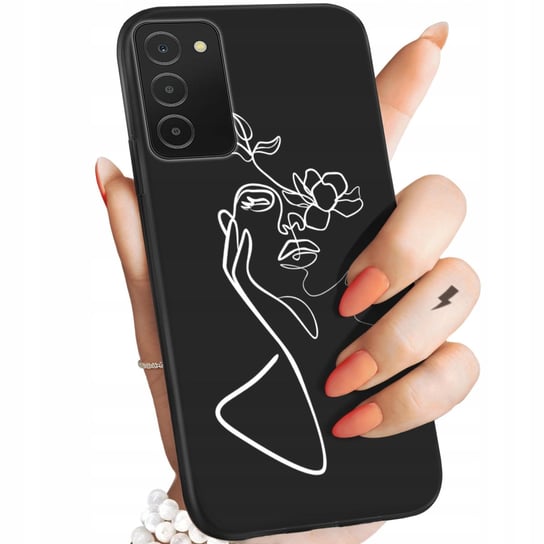 Etui Matowe Do Samsung Galaxy A03S Wzory Line Art Kreska Linia Obudowa Case Samsung Electronics