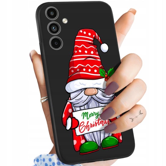 Etui Matowe Do Samsung Galaxy A15 Wzory Mikołaj Święta Renifer Obudowa Case Samsung