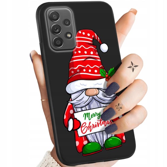 Etui Matowe Do Samsung Galaxy A52 5G Wzory Mikołaj Święta Renifer Obudowa Samsung