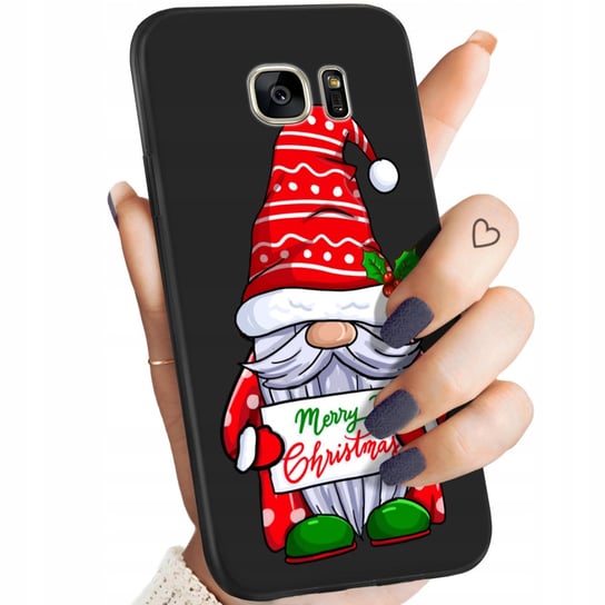 Etui Matowe Do Samsung Galaxy S7 Wzory Mikołaj Święta Renifer Obudowa Case Samsung Electronics