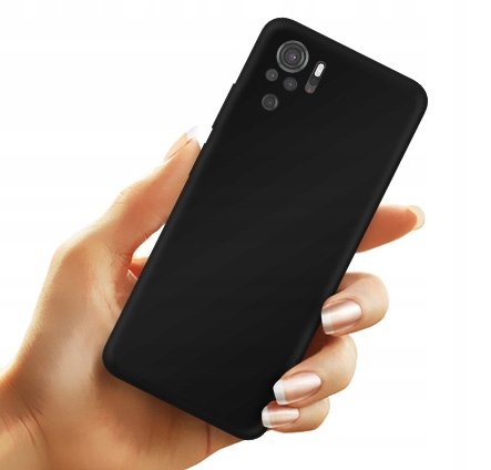 Etui Matowe Do Xiaomi Redmi Note 10 Czarny Matt Obudowa Plecki Case MARTECH