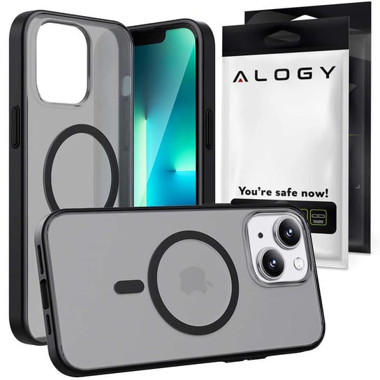 Etui matowe na telefon Alogy MagMat Case do MagSafe obudowa ochronna do Apple iPhone 14 Plus Czarne Alogy