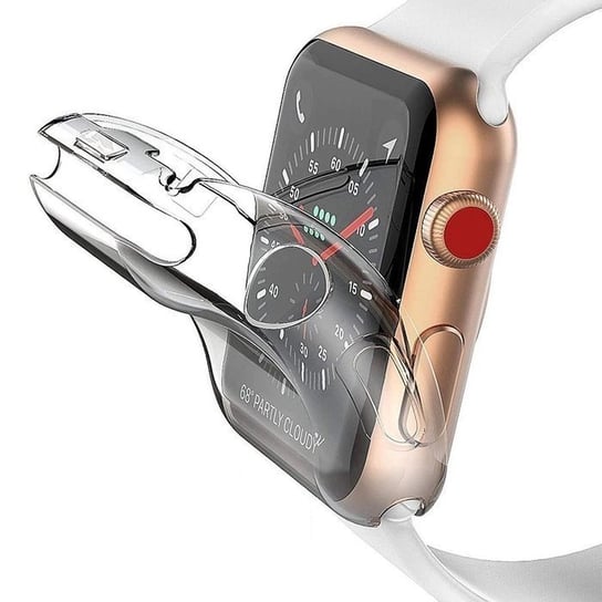 Etui Metalic Apple Watch 7/8 45Mm Przezroczyste Bestphone