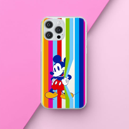 Etui Mickey 026 Disney Nadruk częściowy Przeźroczysty Producent: Samsung, Model: M33 5G Inna marka