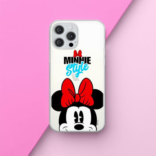 Etui Minnie 027 Disney Nadruk częściowy Przeźroczysty Producent: OnePlus, Model: NORD 2T 5G ERT Group