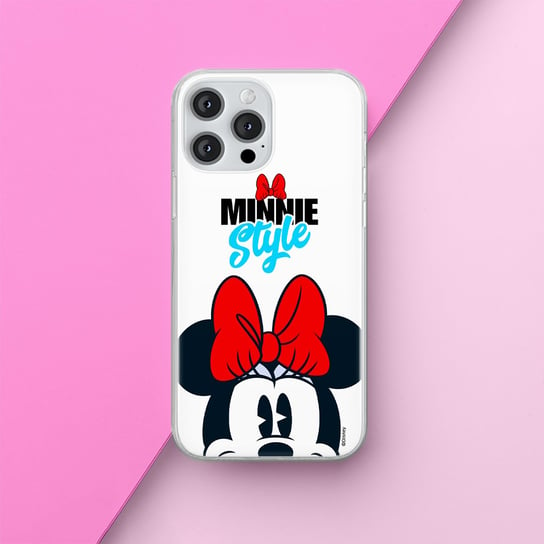 Etui Minnie 027 Disney Nadruk pełny Biały Producent: OnePlus, Model: NORD 2T 5G ERT Group