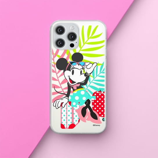 Etui Minnie 029 Disney Nadruk częściowy Przeźroczysty Producent: Google, Model: PIXEL 7 PRO ERT Group