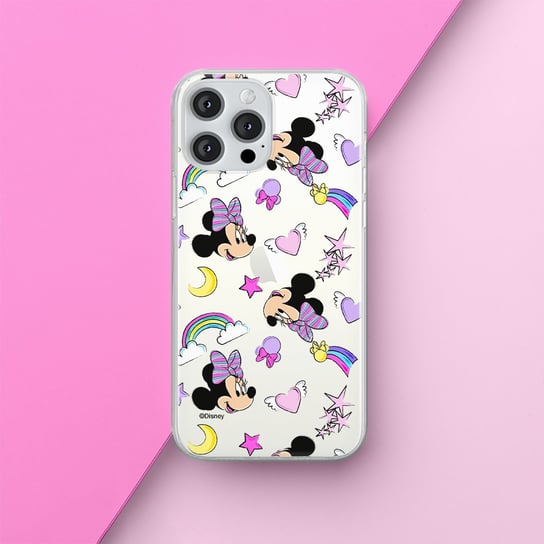 Etui Minnie 031 Disney Nadruk częściowy Przeźroczysty Producent: Samsung, Model: S23 PLUS Inna marka