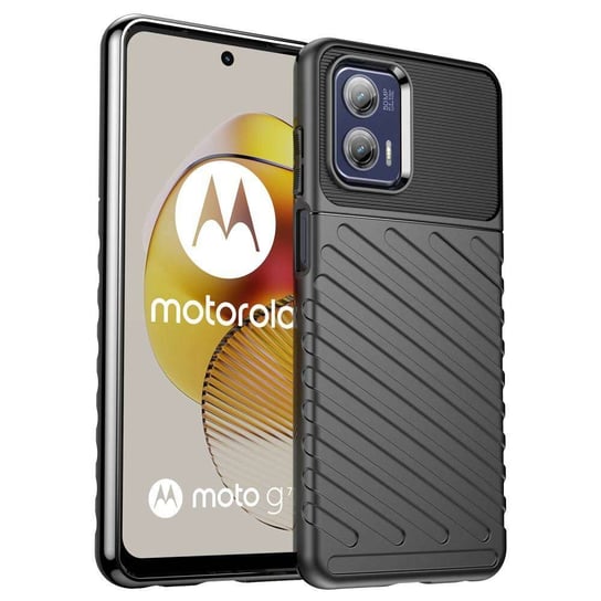 Etui MOTOROLA MOTO G73 5G Nexeri Thunder Case czarne Nexeri