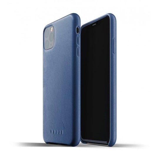 Etui Mujjo Full Leather Case Apple iPhone 11 Pro Max (niebieskie) Mujjo