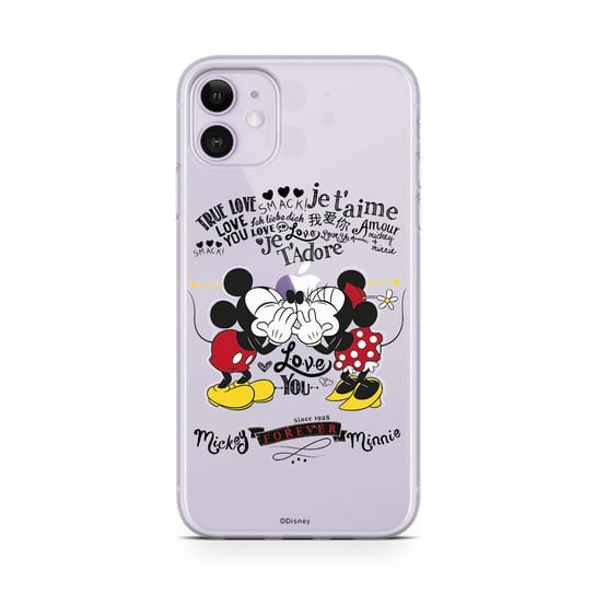Etui na Apple iPhone 11 DISNEY Mickey i Minnie 005 Disney