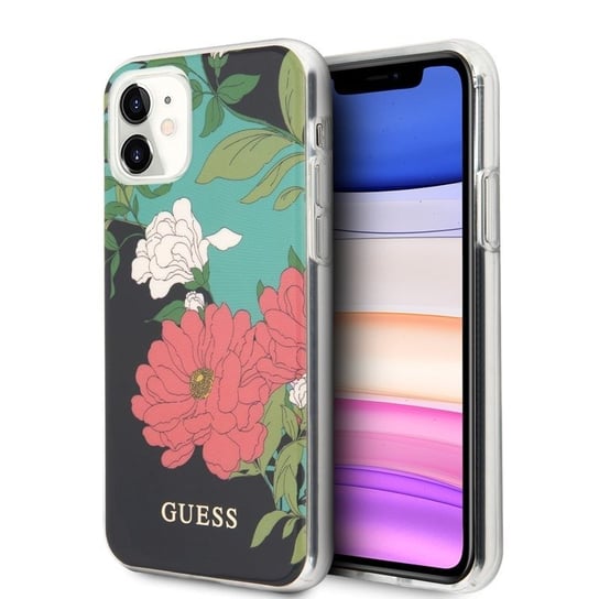 Etui na Apple iPhone 11 GUESS Flower Shiny Collection N1 GUESS
