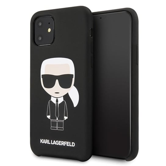 Etui na Apple iPhone 11 KARL LAGERFELD Fullbody Silicone Iconic Karl Lagerfeld