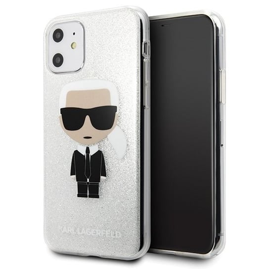Etui na Apple iPhone 11 KARL LAGERFELD KLHCN61TPUTRIKSL Karl Lagerfeld