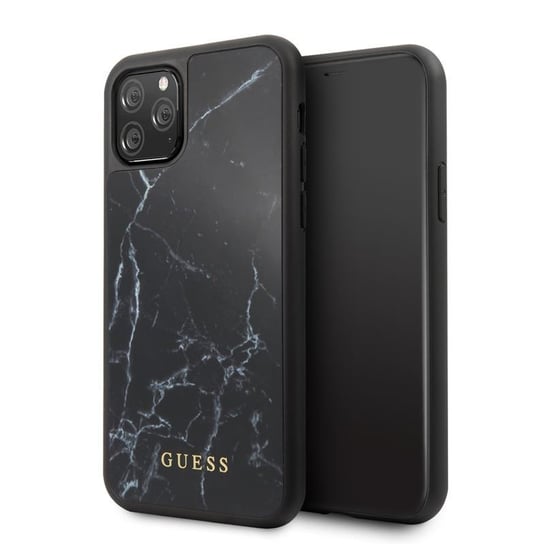 Etui na Apple iPhone 11 Pro GUESS Marble Tempered Glass Hardcase GUESS