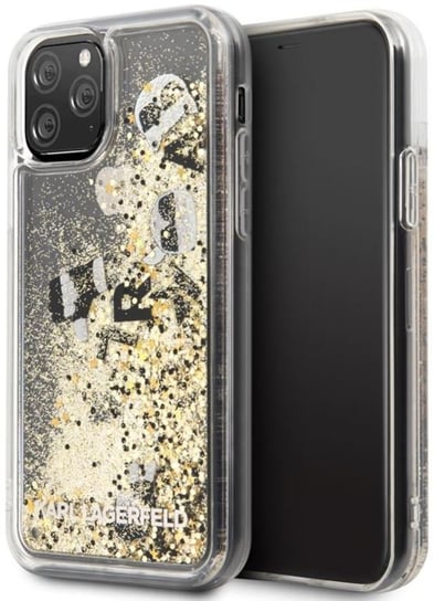 Etui na Apple iPhone 11 Pro KARL LAGERFELD Signature Glitter Case Karl Lagerfeld