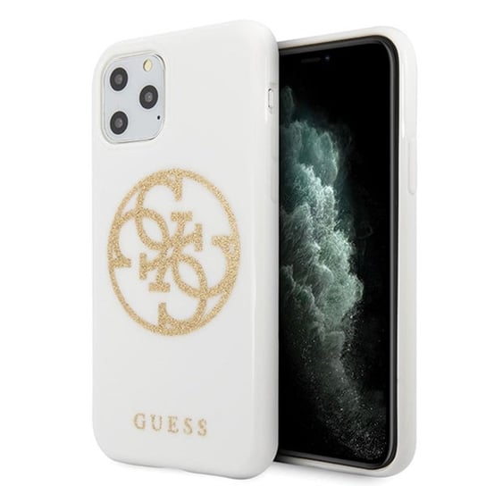 Etui na Apple iPhone 11 Pro Max GUESS Circle Glitter 4G GUESS