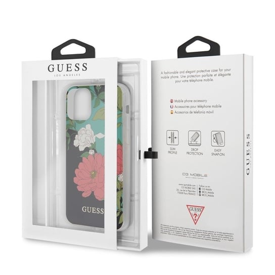 Etui na Apple iPhone 11 Pro Max GUESS Flower Shiny Collection N1 GUESS