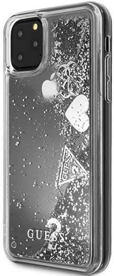 Etui na Apple iPhone 11 Pro Max GUESS Hard Case Glitter Hearts GUESS