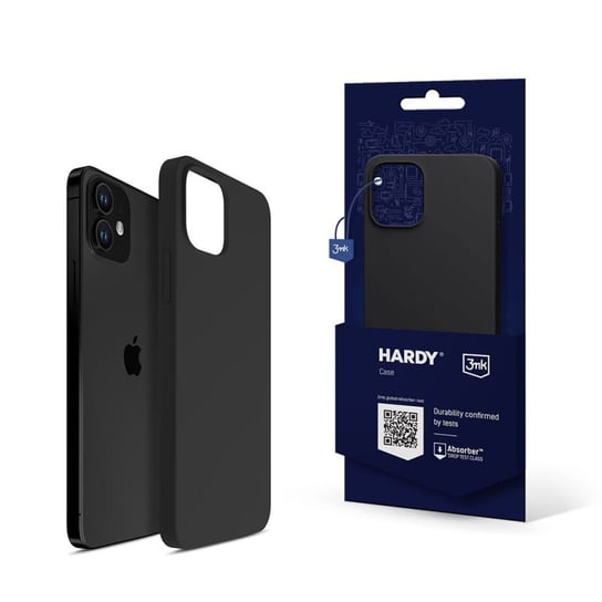 Etui na Apple iPhone 12 - 3mk HARDY® Case czarny 3MK