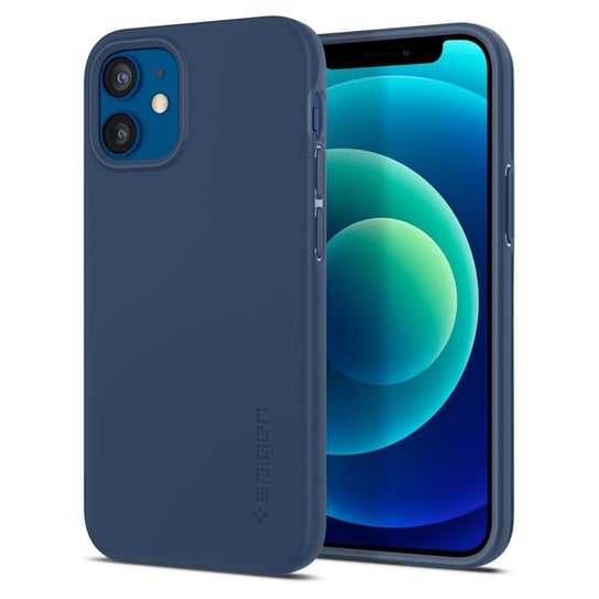 Etui na Apple IPHONE 12 MINI SPIGEN THIN FIT  NAVY BLUE Spigen