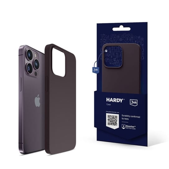 Etui na Apple iPhone 14 Pro Max - 3mk HARDY® Case fioletowy 3MK