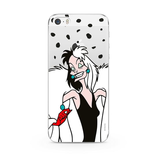 Etui na Apple iPhone 5/5S/SE DISNEY Cruella 004 Disney