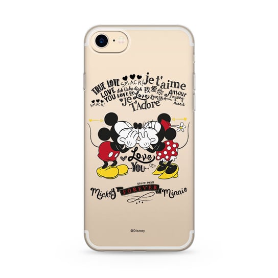 Etui na Apple iPhone 7/8/SE 2 DISNEY Mickey i Minnie 005 Disney