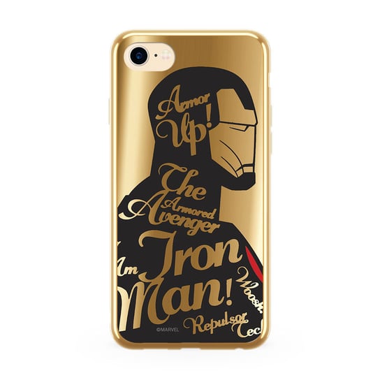 Etui na Apple iPhone 7/8/SE 2 MARVEL Iron Man 010 CHROME Marvel