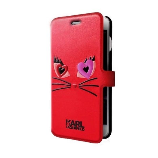 Etui na Apple iPhone 7 KARL LAGERFELD Choupette In Love 2 Embossed Book Karl Lagerfeld