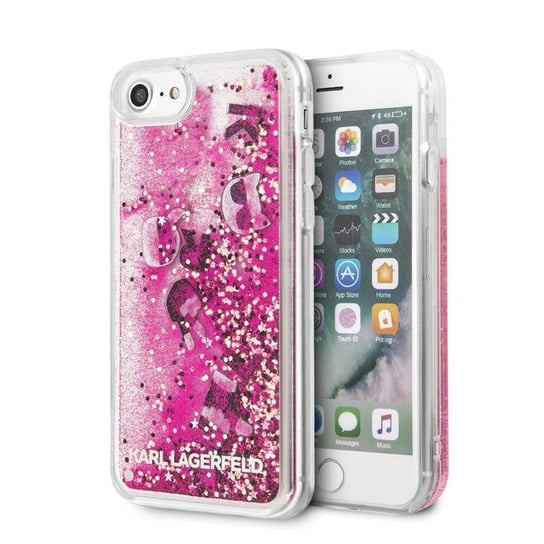 Etui na Apple iPhone SE 2020/8/7 KARL LAGERFELD Glitter Floatting Charms Case Karl Lagerfeld