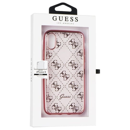 Etui na Apple iPhone X GUESS 4G Transparent GUESS