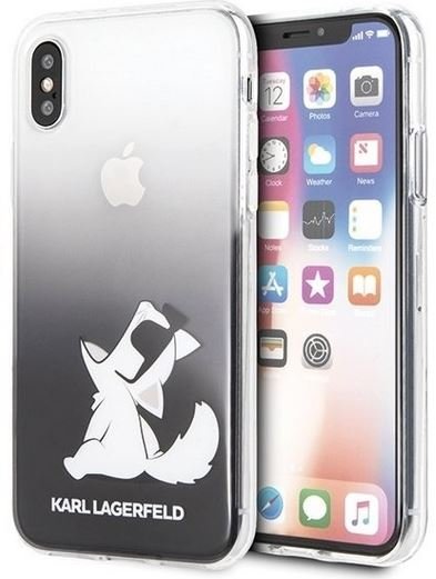 Etui na Apple iPhone X/XS KARL LAGERFELD KLHCPXCFNRCBK Choupette Fun Karl Lagerfeld