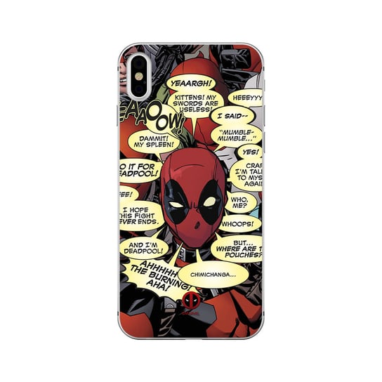 Etui na Apple iPhone X/XS MARVEL Deadpool 008 Marvel