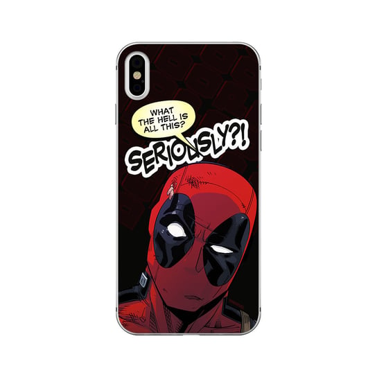 Etui na Apple iPhone X/XS MARVEL Deadpool 010 Marvel