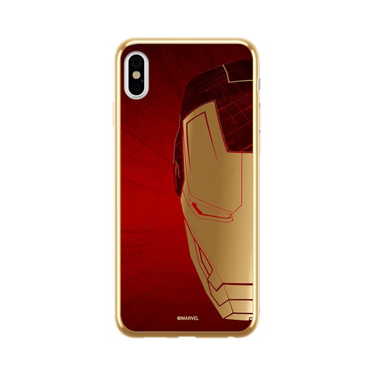 Etui na Apple iPhone X/XS MARVEL Iron Man 013 CHROME Marvel