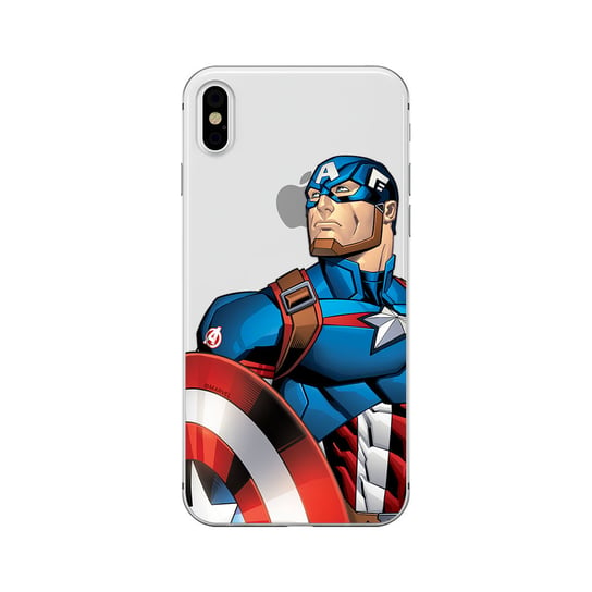 Etui na Apple iPhone X/XS MARVEL Kapitan Ameryka 011 Marvel