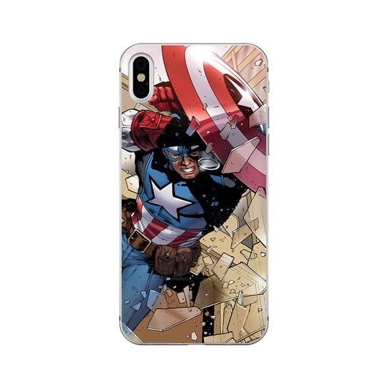 Etui na Apple iPhone X/XS MARVEL Kapitan Ameryka 021 Marvel