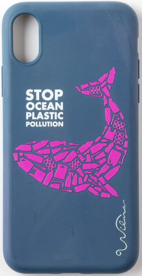 Etui na Apple iPhone X/XS WILMA Stop Plastic Whale Wilma
