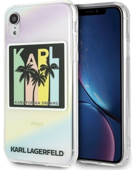 Etui na Apple iPhone XR KARL LAGERFELD Kalifornia Dreams Palms Karl Lagerfeld
