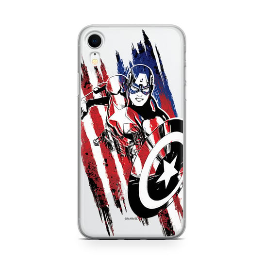 Etui na Apple iPhone XR MARVEL Kapitan Ameryka 016 Marvel