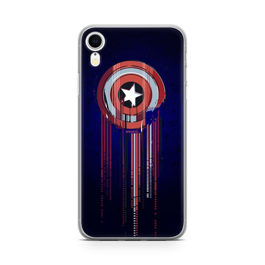 Etui na Apple iPhone XR MARVEL Kapitan Ameryka 017 Marvel