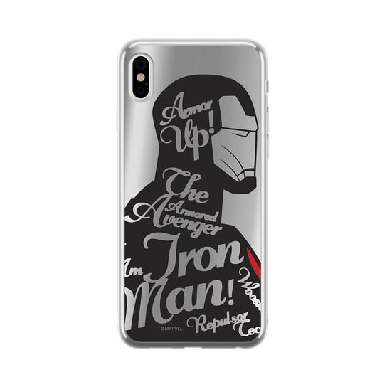 Etui na Apple iPhone XS Max MARVEL Iron Man 010 CHROME Marvel